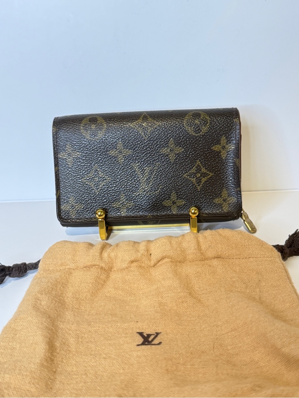 Louis Vuitton Monogram Canvas Brown Wallet